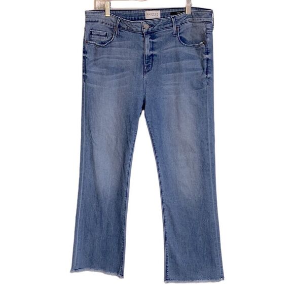 PARKER SMITH Raw Hem Flare Jeans - Picture 16 of 16